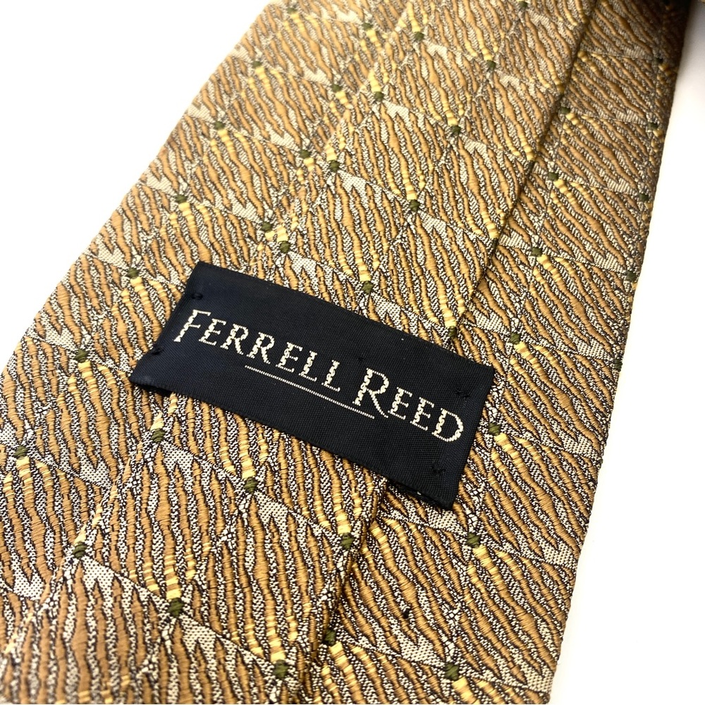 Ferrell Reed Abstract Silk Necktie - Picture 4 of 5